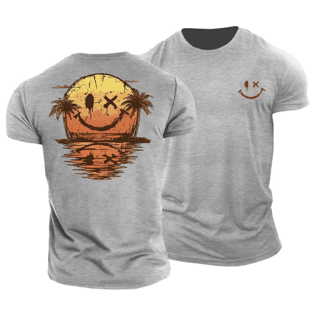 Tyler | Zomer Smiley Strand T-Shirt