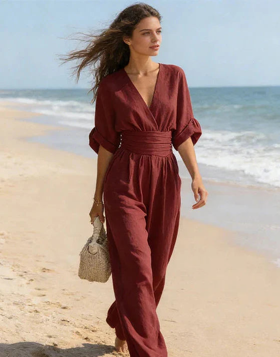 Genevieve | Elegante Wijde Jumpsuit