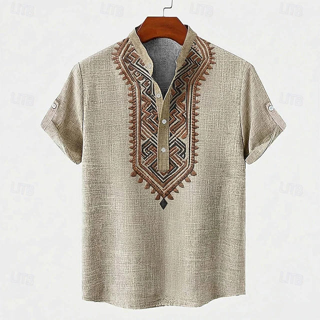 Sebastian | Geborduurd Vintage Shirt
