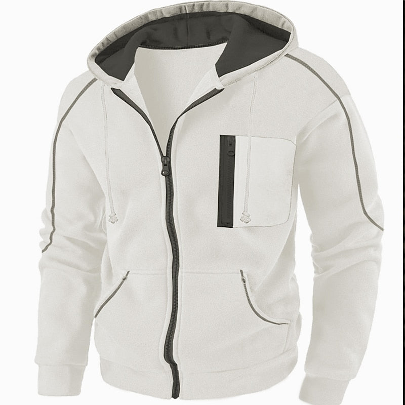 Dorian | Volledige Rits Hoodie Jas