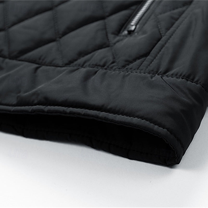 Ashton | Gequilt Jacket met Staande Kraag