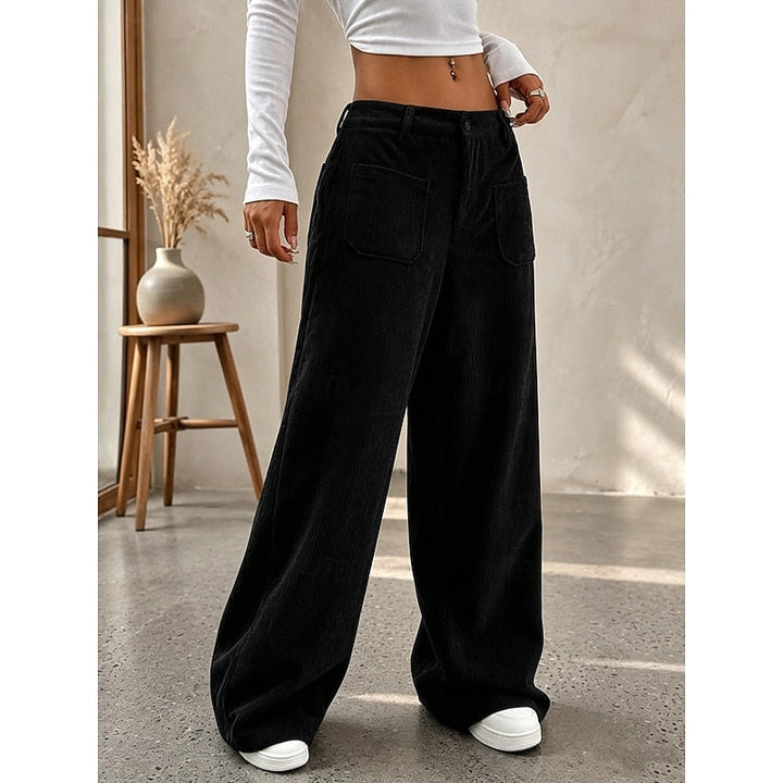 Selene | Hoge Taille Wijde Pantalon