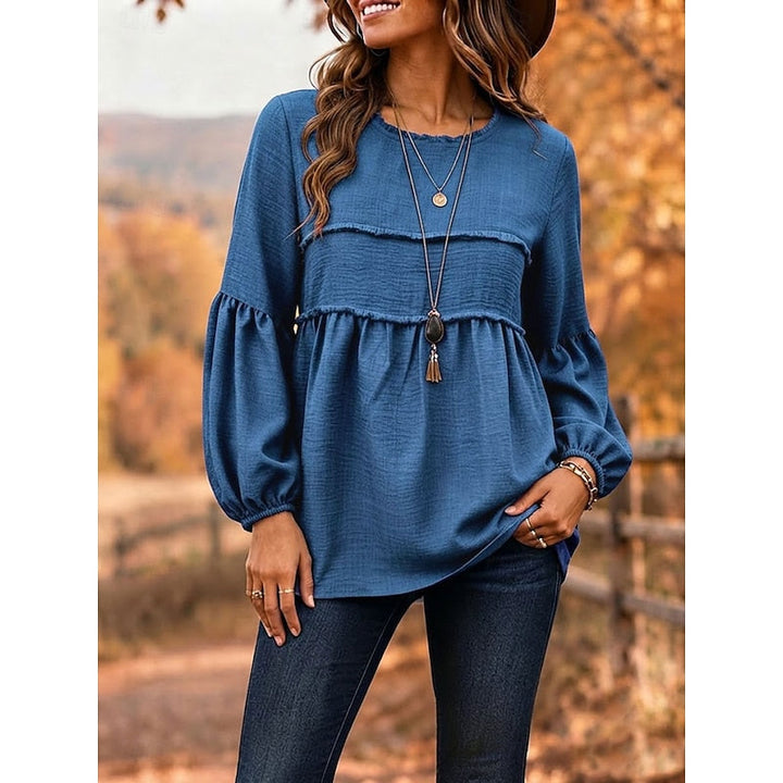 Rebecca | Ontspannen Peplum Blouse