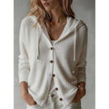 Frances | Gevoerde Knop-Front Cardigan