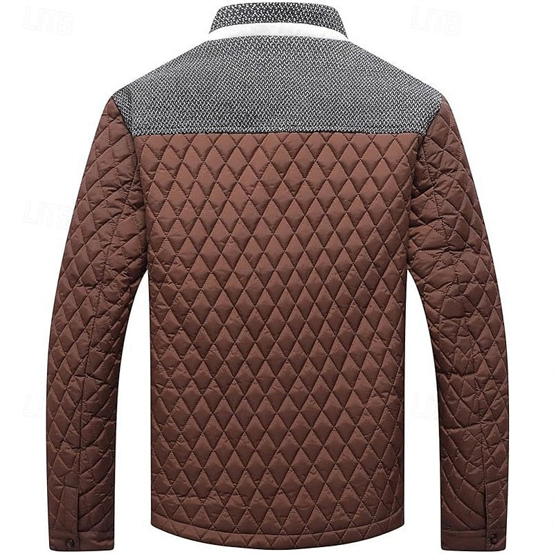 Hayes | Gequilt Jacket met Staande Kraag