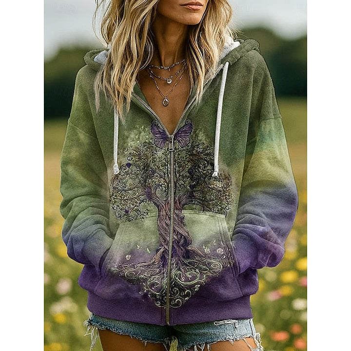 Willow | Natuur-geïnspireerde Zip-Up Hoodie