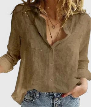 Rosanne | Ontspannen Knop-Up Blouse