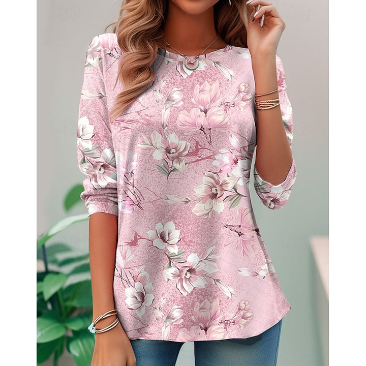 Miriam | Bloemen Lange Mouwen Top