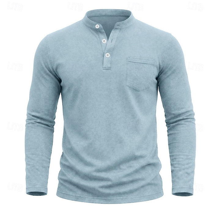Weston | Klassieke Henley Langsleeve Shirt