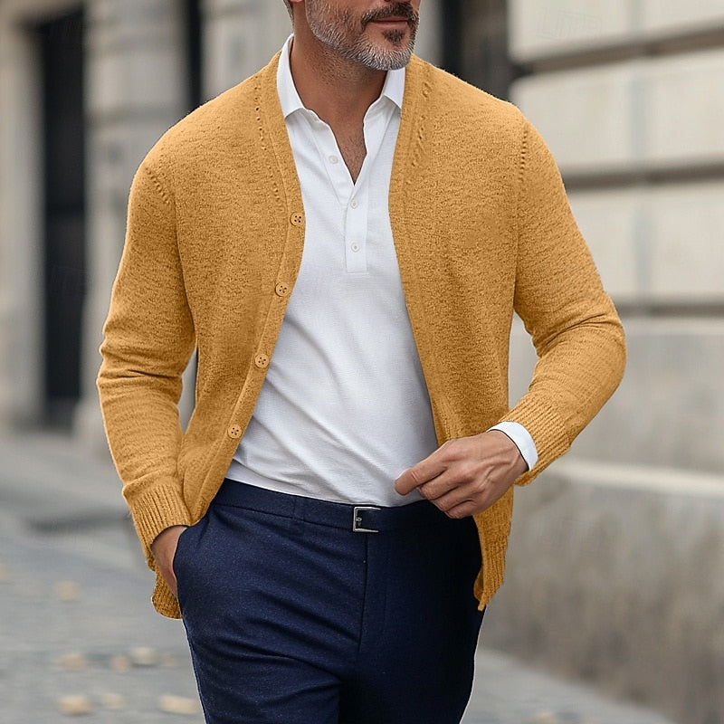 Callahan | Verfijnde V-Hals Cardigan