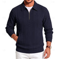 Chase | Textured Quarter-Zip Sweater