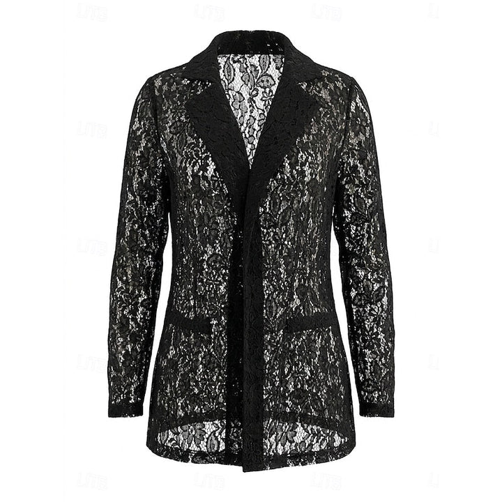 Annalise | Verfijnde Opengewerkte Blazer