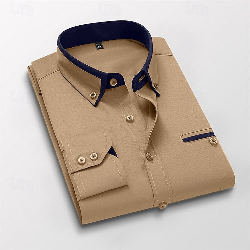 Declan | Verfijnde Button-Down Overhemd
