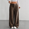 Rosalie | Brede-Pijpen Hoge Taille Broek