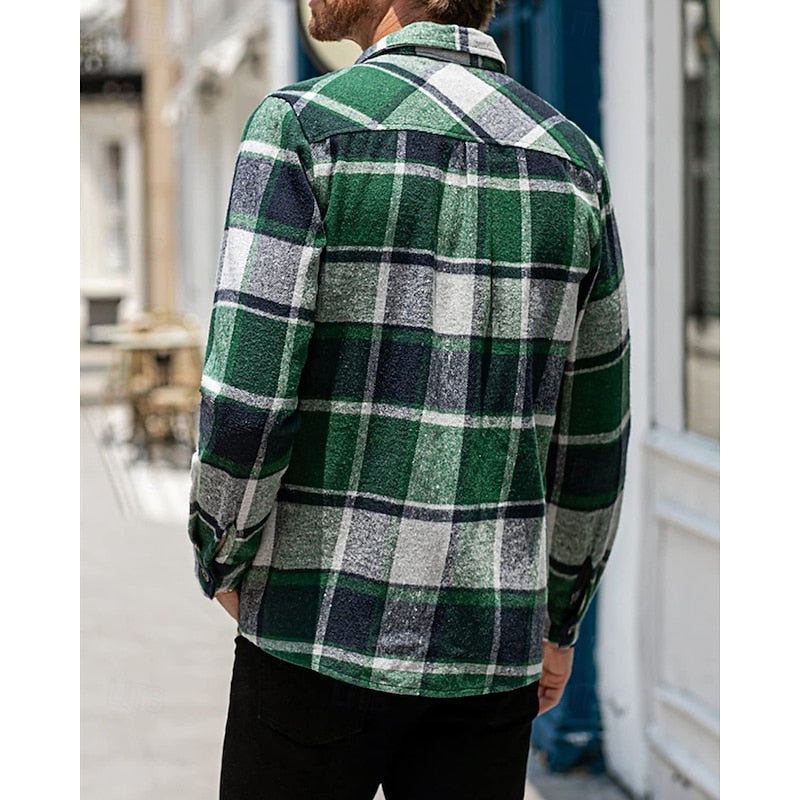 Dawson | Robuuste Geruite Shirtjas
