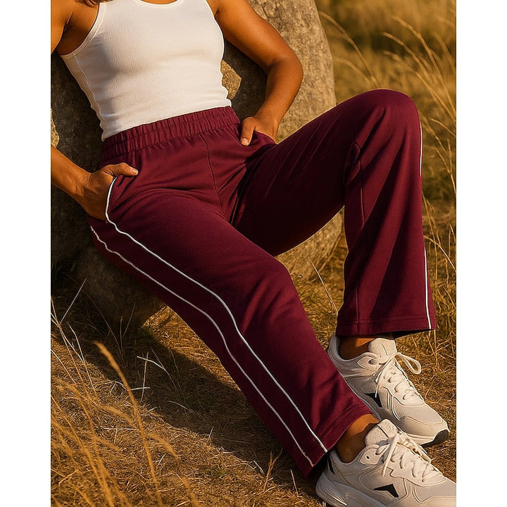 Maisie | Ontspannen Joggingbroek met Zijstreep