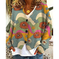 Hazel | Bloemen Open-Front Cardigan