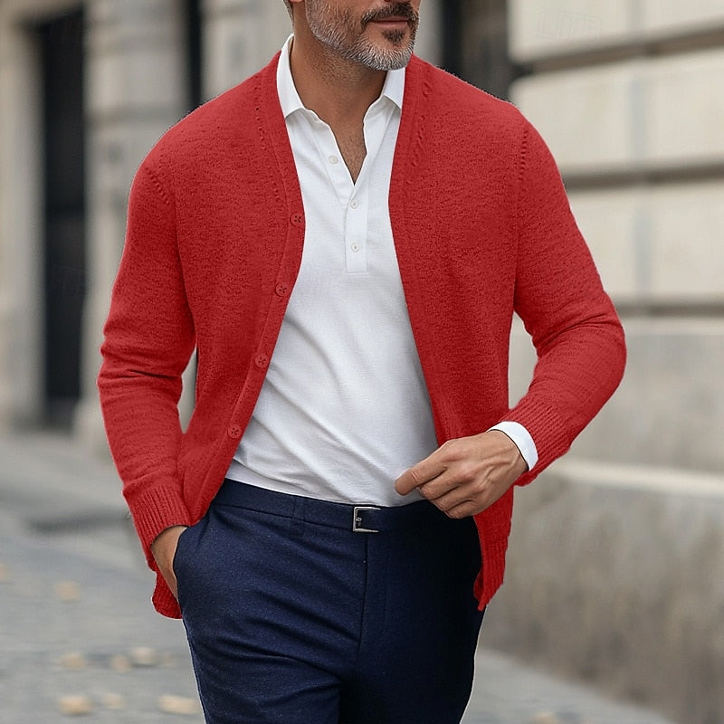 Callahan | Verfijnde V-Hals Cardigan
