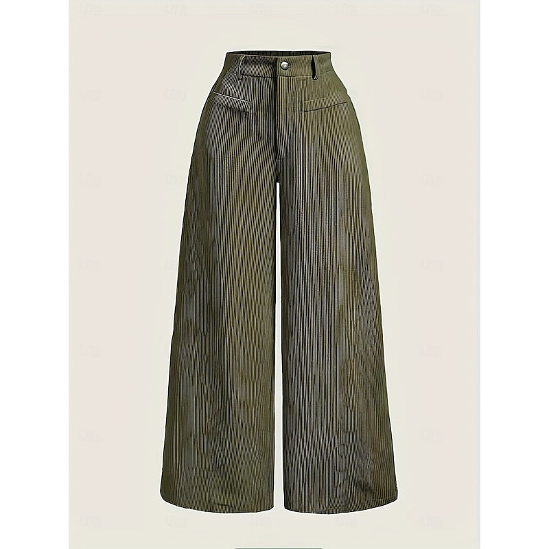 Coralie | Brede-Pijpen Tailored Broek