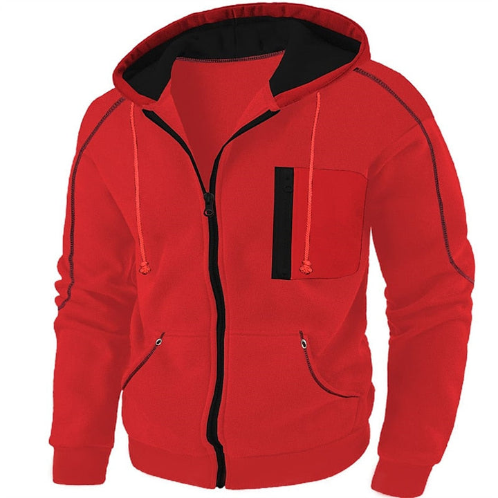 Dorian | Volledige Rits Hoodie Jas