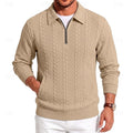 Chase | Textured Quarter-Zip Sweater