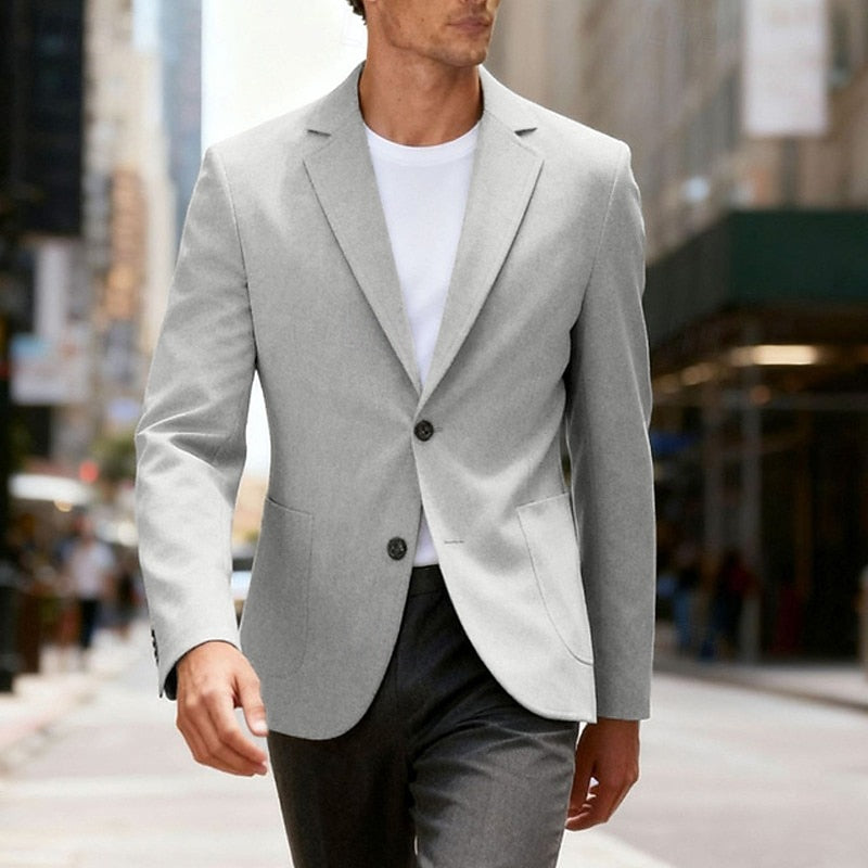 Julian | Verfijnde Effen Blazer