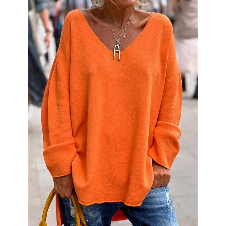 Willow | Relaxed V-Hals Pullover