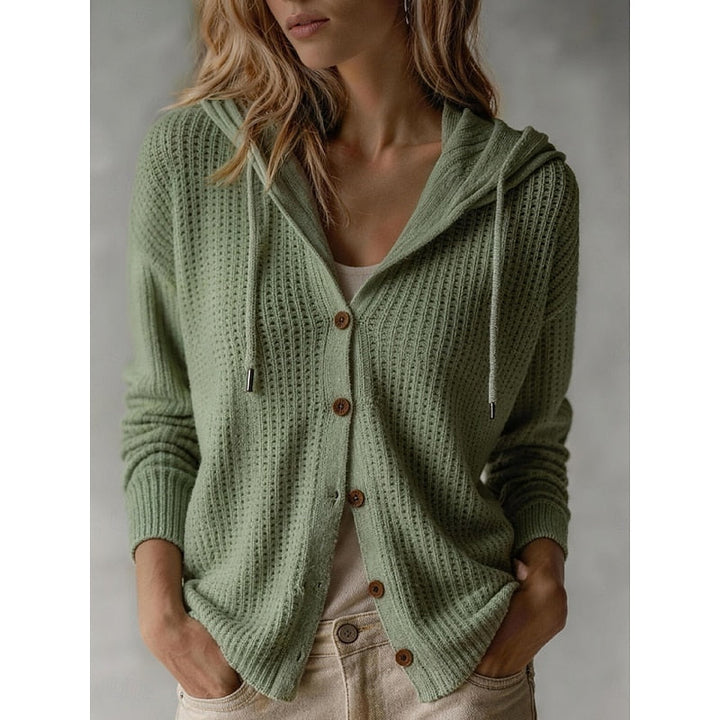 Frances | Gevoerde Knop-Front Cardigan