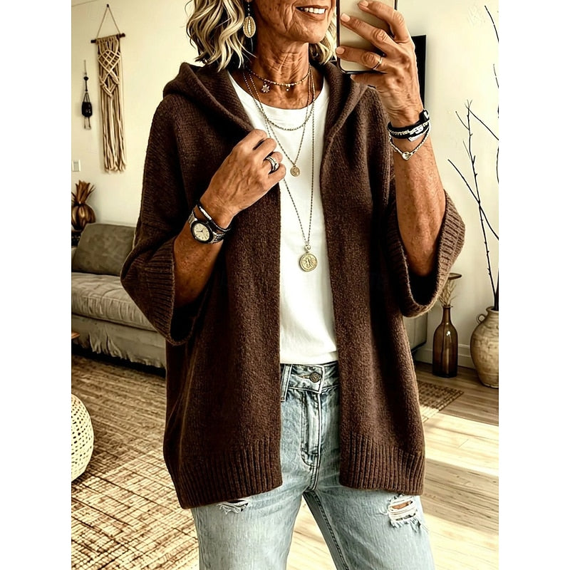 Harriet | Gezellige Gevoerde Open-Front Cardigan