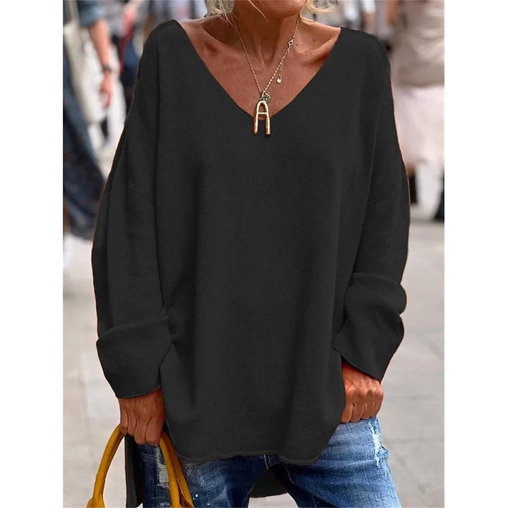 Willow | Relaxed V-Hals Pullover