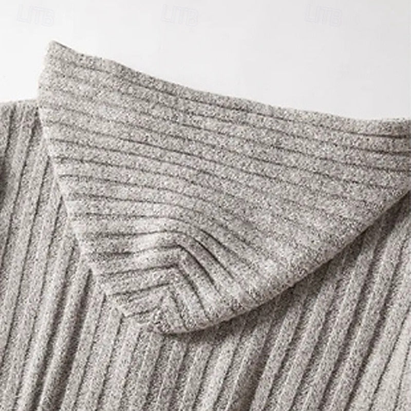 Graham | Kabelgebreide Hooded Cardigan
