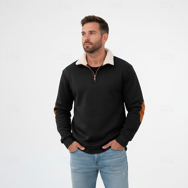 Sawyer | Staande Kraag Half-Zip Pullover