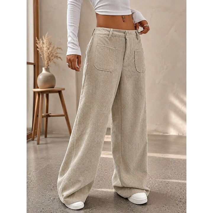 Selene | Hoge Taille Wijde Pantalon