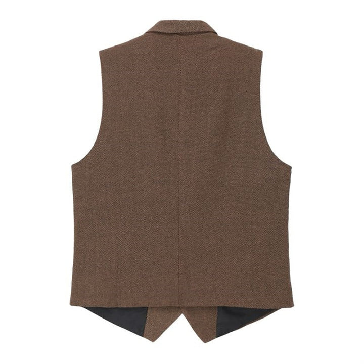 Gerard | Haringbone Tailored Waistcoat