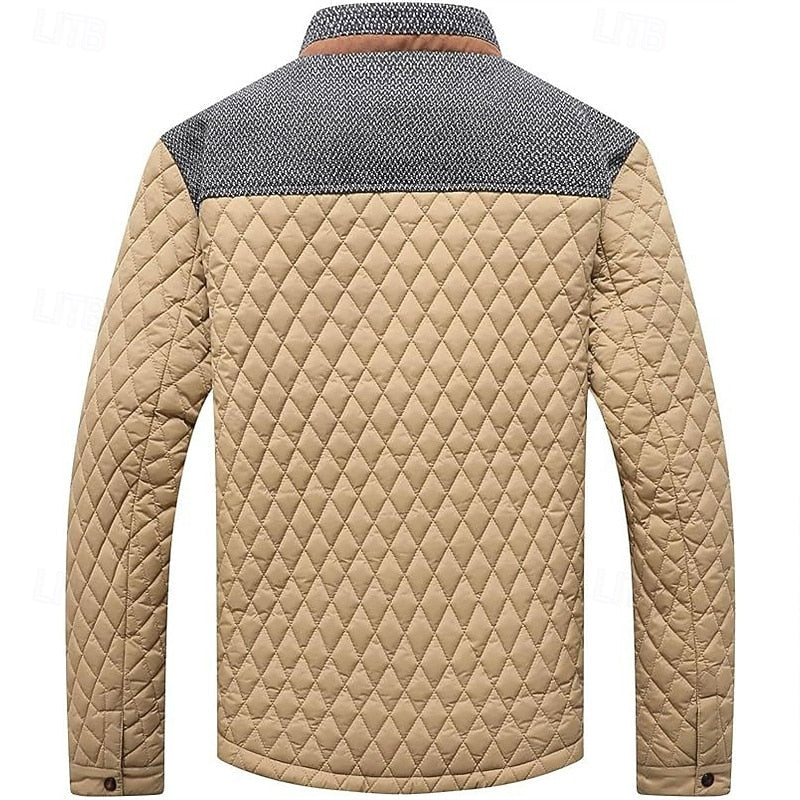 Hayes | Gequilt Jacket met Staande Kraag