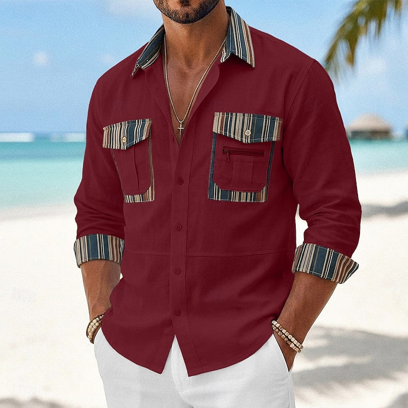 Jasper | Lange Mouwen Utility Shirt