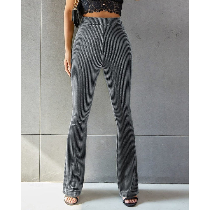Sadie | Hoge Taille Uitlopende Broek