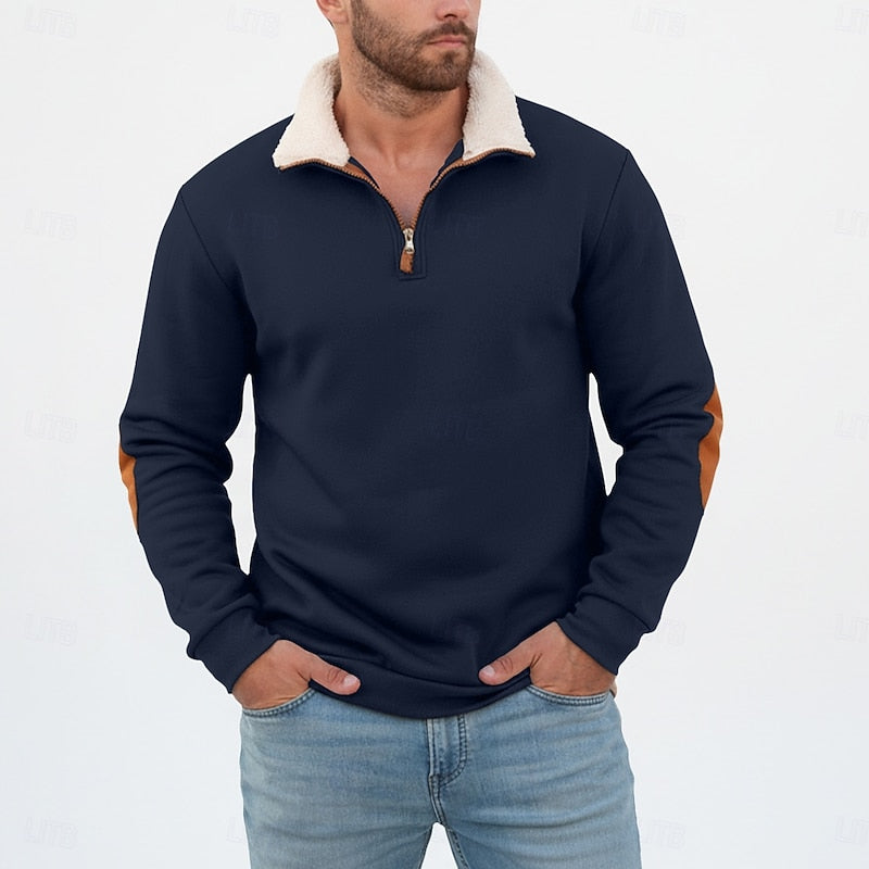 Sawyer | Staande Kraag Half-Zip Pullover