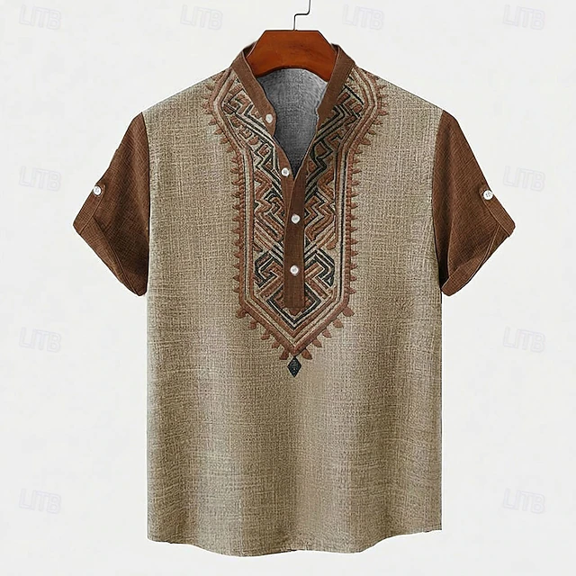 Sebastian | Geborduurd Vintage Shirt