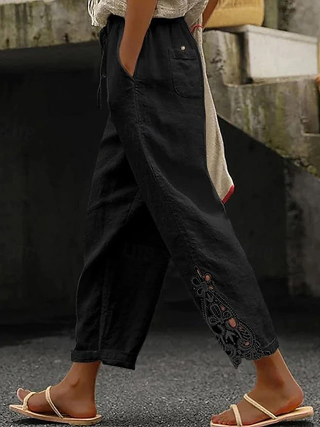 Rosalyn | Relaxed Cropped Broek