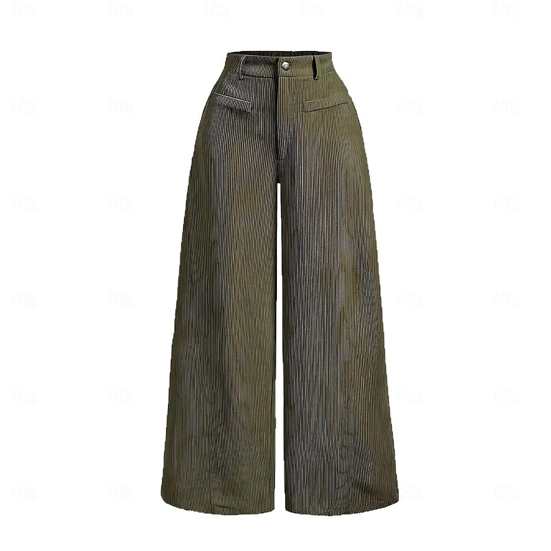 Coralie | Brede-Pijpen Tailored Broek