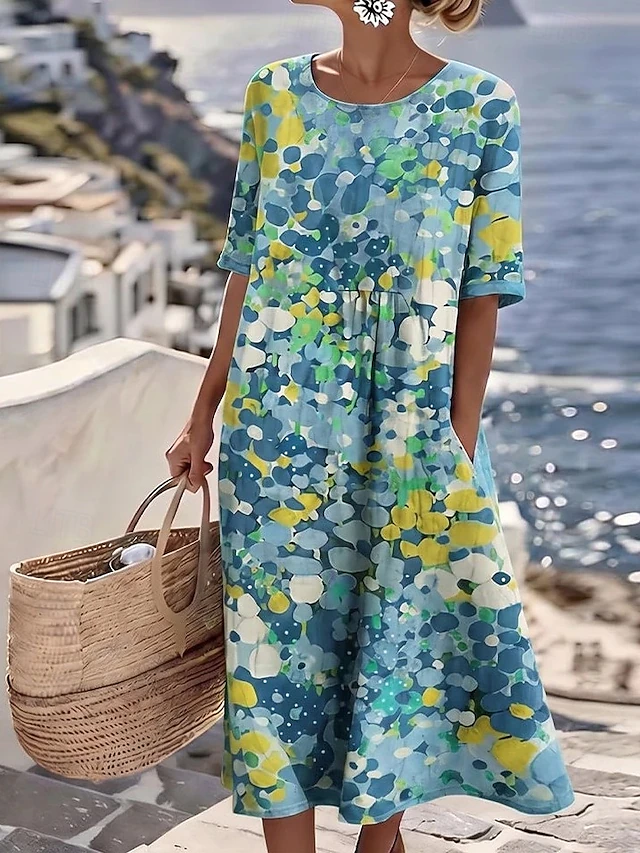 Tessa | Luchtige A-Lijn Zomerjurk