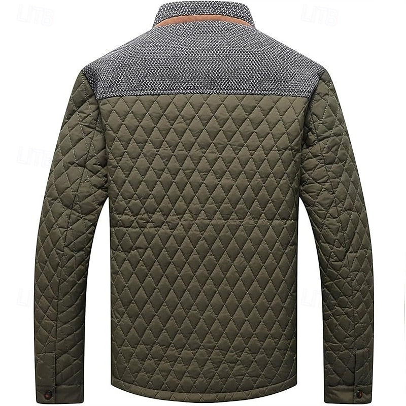 Hayes | Gequilt Jacket met Staande Kraag