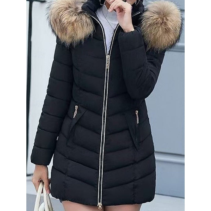Gwendolyn | Gevoerde Winter Parka met Capuchon