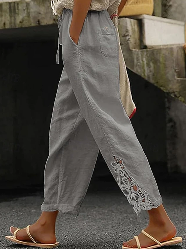 Rosalyn | Relaxed Cropped Broek