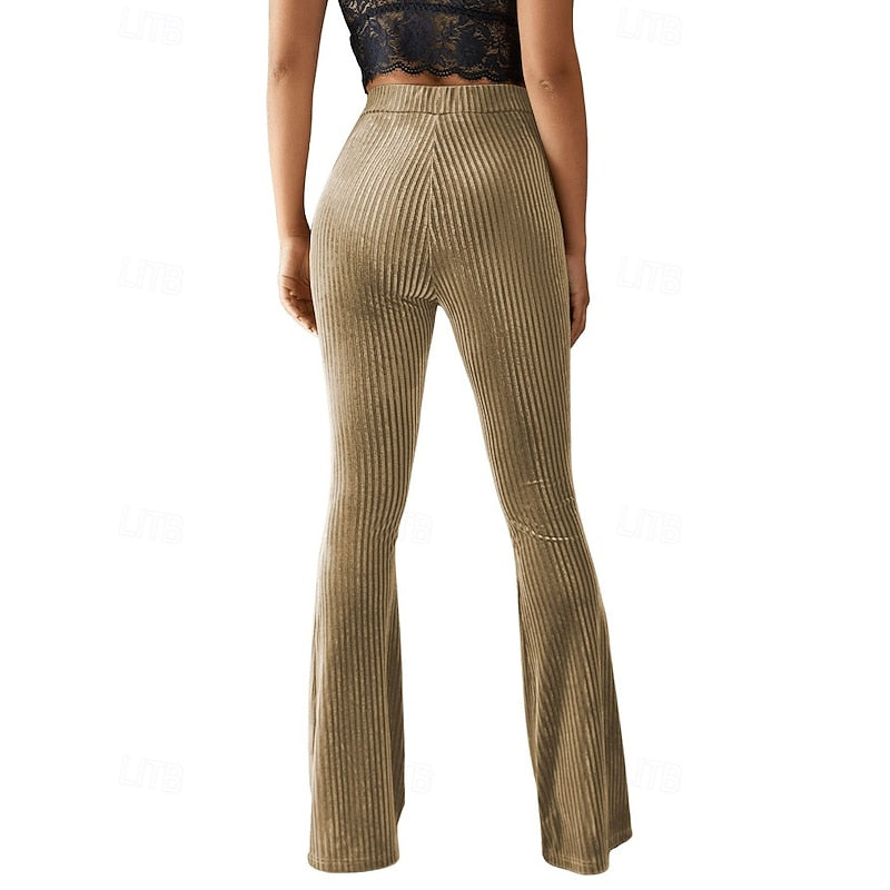 Sadie | Hoge Taille Uitlopende Broek