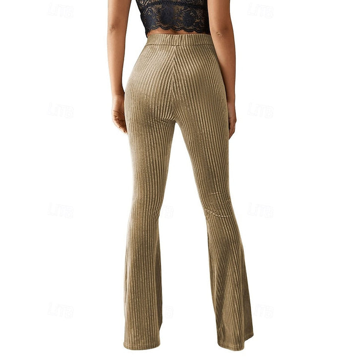 Sadie | Hoge Taille Uitlopende Broek