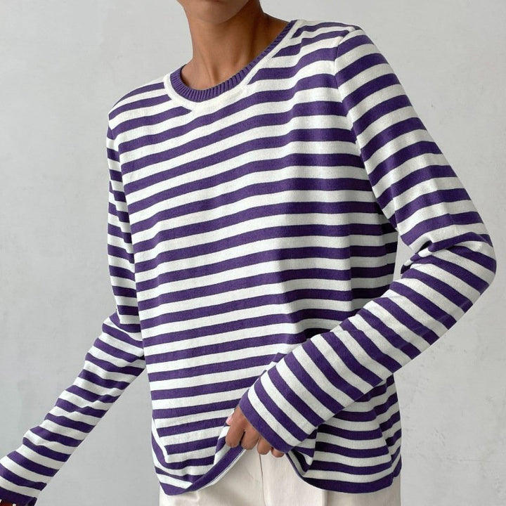 Winifred | Relaxed-Fit Gestreepte Lange Mouwen Top