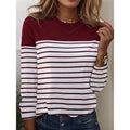Constance | Gestreepte Lange Mouwen Top