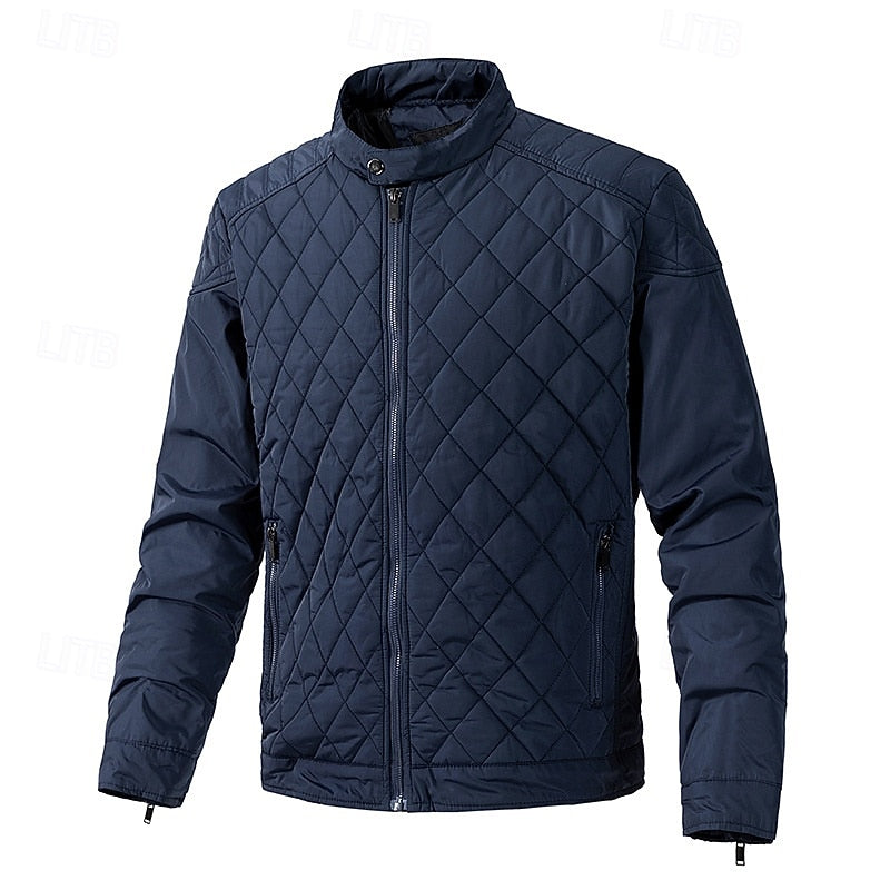 Ashton | Gequilt Jacket met Staande Kraag